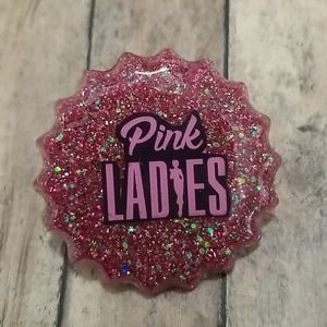 Grease Pink Ladies Brooch Costume Accessory